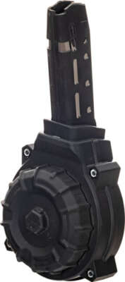 Pro Mag Magazine For Glock 20 - 10mm 50rd Drum Black Polymer