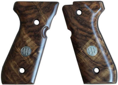 Beretta 92/96 Deluxe Grips - Grade 3 Walnut Checkered