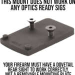 EGW SCOPE MOUNT TRIJICON RMR - FOR SIG P220-229 & 320 BLACK