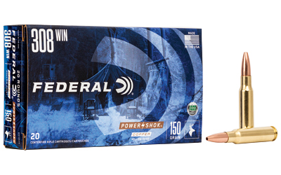 Federal Power-Shok .308 / 7.62 NATO 150 GR 20/200