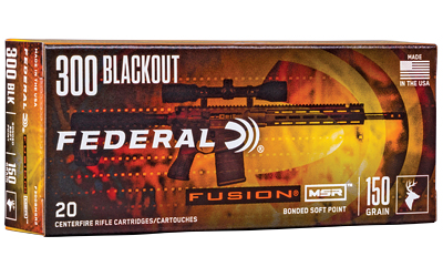 Federal Fusion .300 AAC Blackout 150 GR 20/200