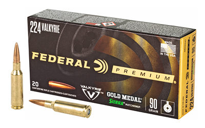 Federal .224 Valkyrie 90 gr 20/200