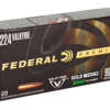 Federal .224 Valkyrie 90 gr 20/200