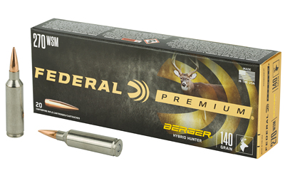 Federal Premium .270 WSM 140 GR 20/200