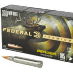 Federal Premium .300 Winchester Magnum 185 GR 20/200