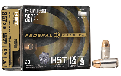Federal Premium .357 Sig 125 GR 20/200