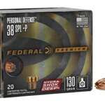 Federal .38 Special 130 GR 20/200