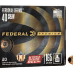 Federal .40 S&W 165 GR 20/200