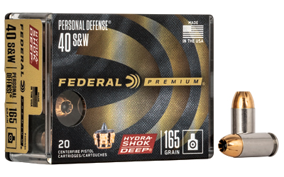 Federal .40 S&W 165 GR 20/200