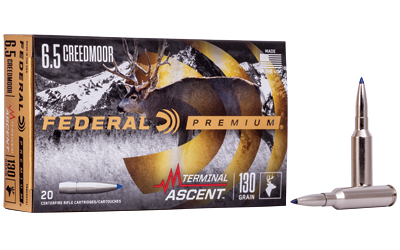 Federal Premium 6.5mm Creedmoor 120 GRAINSgr 20/200