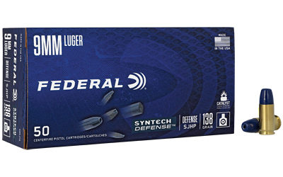Federal 9mm 138 GR 50/500