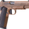 SIG 1911 X 45ACP 5" XRAY3 - OR (2)8RD G10 STEEL COYOTE