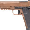 SIG 1911 X 45ACP 5" XRAY3 - OR (2)8RD G10 STEEL COYOTE
