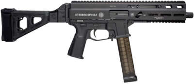 Grand Power Stribog Sp45A3 - 45 ACP 8" Bbl 20rd W/Brace BLK