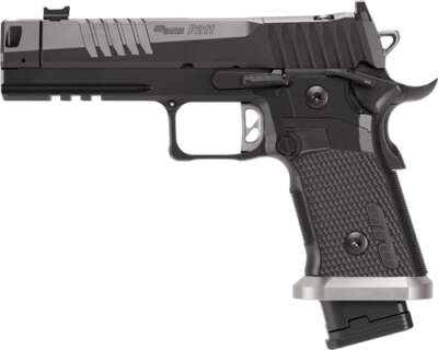 SIG P211 GTO 9MM 4.4" FIBER - OPTIC COMPENSATOR (3)10RD BLK