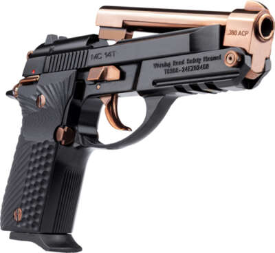 GIRSAN MC14T COLORWAY 380ACP - G10 13RDS ROSE GOLD/GLOSS BLK
