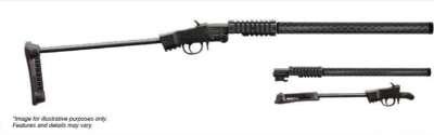 CHIAPPA LITTLE BADGER 22LR - TDX CARBON FIBER SHROUD 16.5"