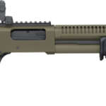 MOSSBERG 590R TACTICAL 12GA - 18.5" 6RD ADJ STK OD GREEN