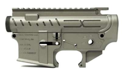 FAXON AR-15 X-TRA LITE - RECEIVER SET TITANIUM STRIPPED