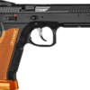 CZ SHADOW 2 ORANGE OR 9MM 17RD - MAG BLACK POLYCOAT STEEL FRAME