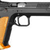 CZ TS2 SA 9MM FS 20RD - BLACK POLYCOAT ORANGE GRIP
