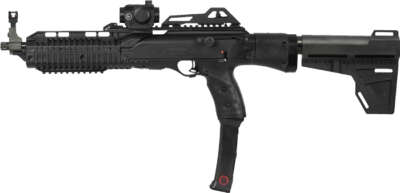 HI-POINT PISTOL 9MM 10RD 13.25 - " THREADED BRACE CT RED DOT