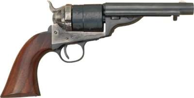 CIMARRON 1860 RICHARDS-MASON - 45LC 5.5" FS BLACK WALNUT