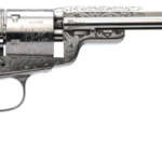 CIMARRON 1851RM WB HICKOK - 38SPL 7.5" FS NICKEL ENGRAVED