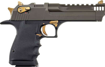 DESERT EAGLE L5 SERIES 50AE - 5" BLACK & GREEN CERAKOTE