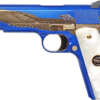 IVER JOHNSON EAGLE MAJESTIC - 1911 45ACP 8RD ENGRAVED GOLD