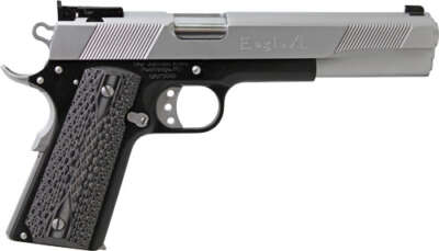 IVER JOHNSON EAGLE XL 2-TONE - 10MM 6" ADJ 8RD M.CHROME SLIDE