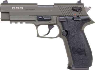 GERMAN SPORT FIREFLY 22LR - 4" FS 10RD NON-THREADED GREEN
