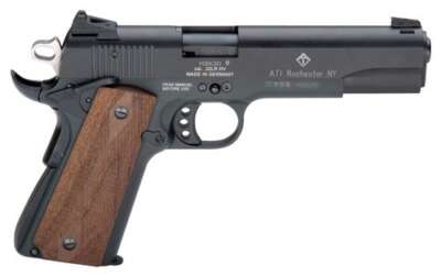 GERMAN SPORT 1911 22LR - 5" BLACK/FAUX WOOD GRIPS 10RD