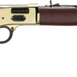 Henry H6 Big Boy Brass 44Mag - Side Gate 20" Octagon Walnut
