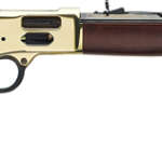 Henry H6 Big Boy Brass 45Lc - Side Gate 20" Large Loop Wlnt