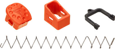 GHOST MOAB MAG EXTENSION FOR - GLOCK GEN 1-5 PLUS 6 RNDS ORNG