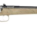 Crickett Rifle G2 22Lr Tan - Synthetic/Gold Web Blued