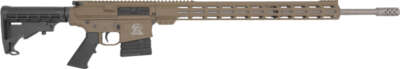 Glfa AR-10 Rifle .243 Win - 24" S/S Bbl 5-Shot FDE