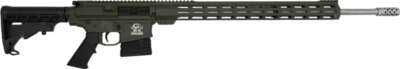 Glfa AR-10 Rifle .243 Win - 24" S/S Bbl 5-Shot OD Green