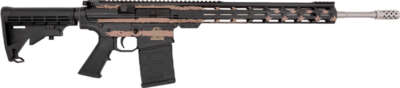 Glfa AR-10 Rifle 6.5Cm 20" S/S - Bbl 10-Shot Desert Flag