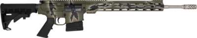 Glfa AR-10 Rifle 6.5Cm 20" S/S - Bbl 10-Shot Pursuit Green Camo