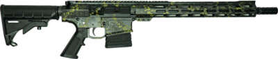 Glfa AR-10 Rifle 308 Bundle 16" - W/ 5 Knives Lichen Black