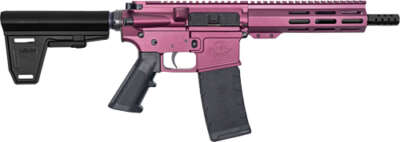 Glfa AR-15 Pistol W/Brace 223 - Wylde 7.5" Nit Black Cherry