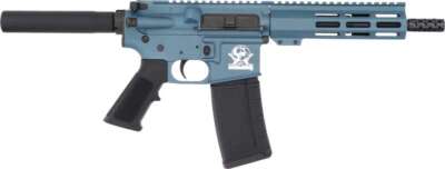 Glfa AR-15 Pistol 223 Wylde - 7.5" Nitride Barrel Blue