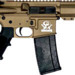Glfa AR-15 Pistol 223 Wylde - 7.5" Nitride Barrel Bronze