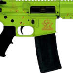 Glfa AR-15 Pistol 223 Wylde - 7.5" Nitride Zombie Splatter