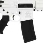 Glfa AR-15 Pistol 223 Wylde - 7.5" Nitride Bbl White