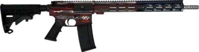 Glfa AR-15 Battleworn 223 Wylde - 16" S/S Bbl American Flag
