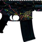 Glfa AR-15 Pistol 223 Wylde - 7.5" S/S Bbl Splatter Black