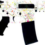 Glfa AR-15 Pistol 223 Wylde - 7.5" S/S Bbl Splatter White